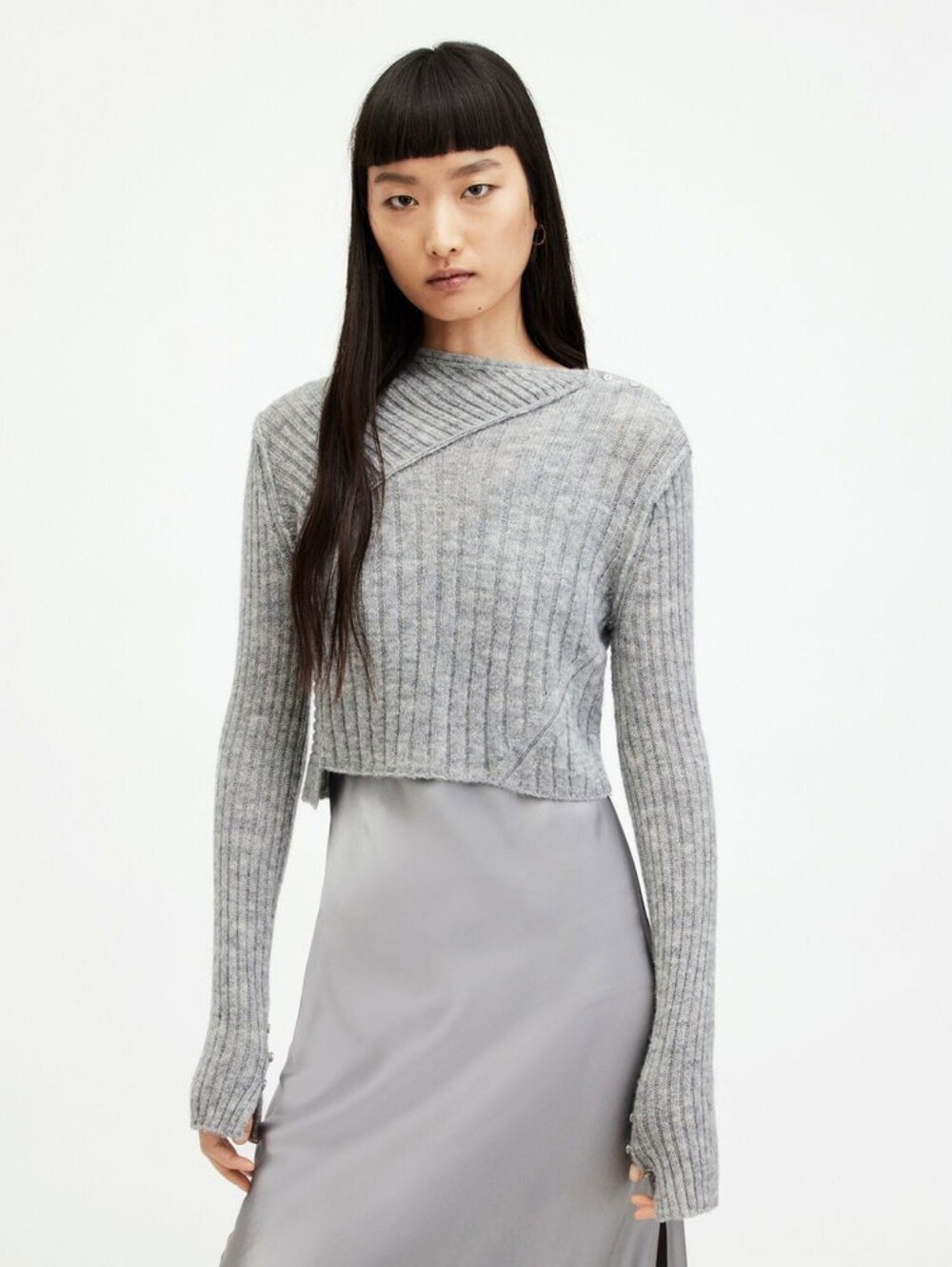 NWOT All Saints Crop Sweater Top S